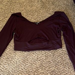 Crop Long Sleeve Top